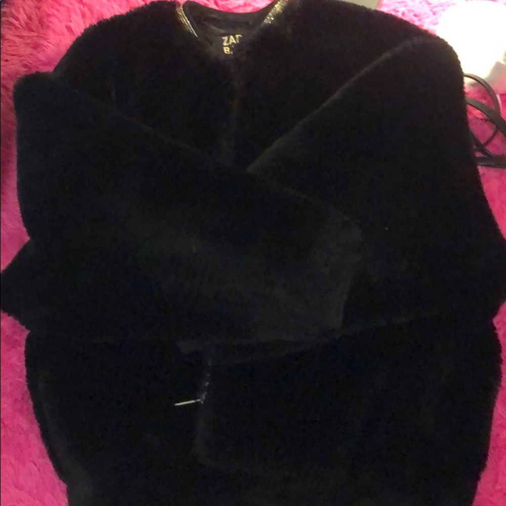 Zara faux fur jacket